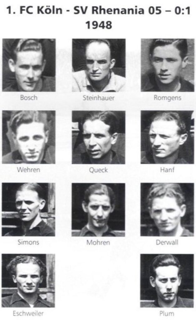 Porträts von Spielern der Oberliga-Mannschaft